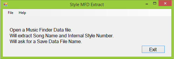Style MFD Extract